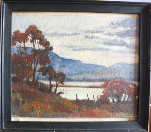 A NORAH MACKAY LANDSCAPE FROM THE 70s