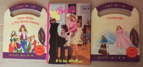 3 Childrens' books - New - Two with CDs