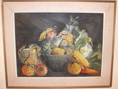 Large Framed Oil on Canvas Signed by Accomplished Artist at a Bargain Price