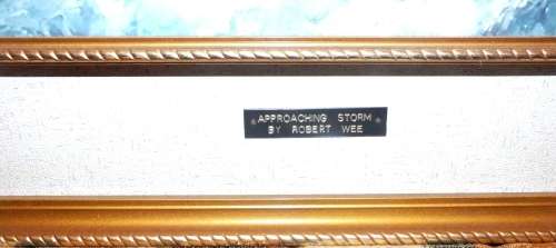 Robert Wee Acclaimed USA Artist "Approaching Storm"Investment Art rarely available in South Africa