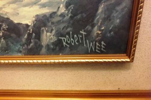 Robert Wee Acclaimed USA Artist "Approaching Storm"Investment Art rarely available in South Africa