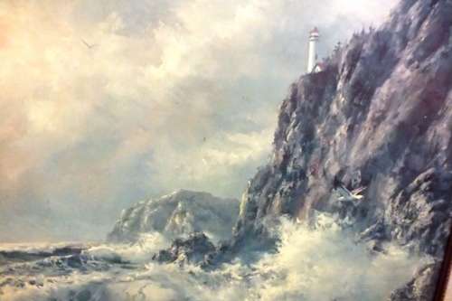 Robert Wee Acclaimed USA Artist "Approaching Storm"Investment Art rarely available in South Africa