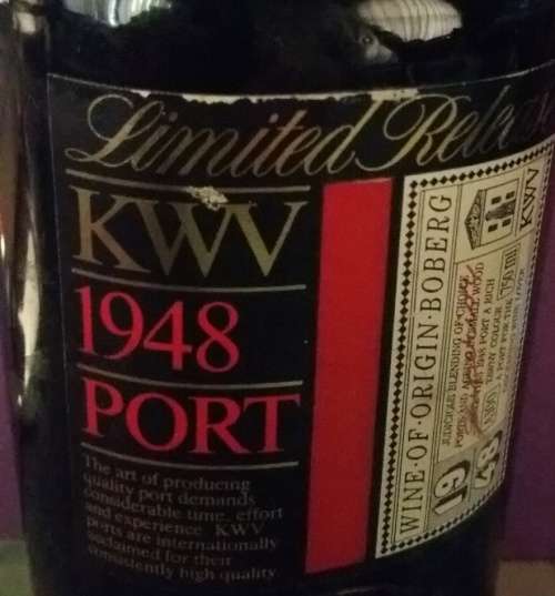 1948 KWV PORT - 72 YEARS - EXTREMELY SCARCE - UNOPENED - LIMITED RELEASE