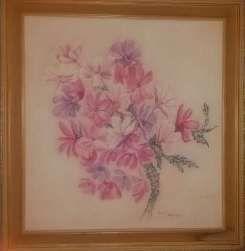 Still Life - Acrylic on Canvass - Framed - Signed by Artist Beryl Kleinert