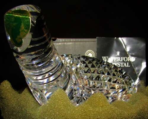 Waterford Crystal Golf Club Paper Weight - Special Offer - Perfect Gift for Xmas