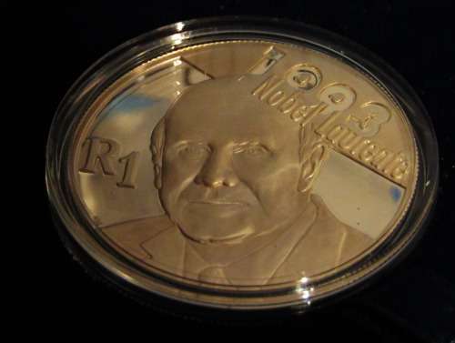 Mandela & De Klerk Silver Proof Protea Series R1 - Sterling Silver - One bid for both