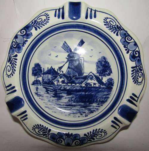 Lovely Hand Painted Delft  Ornamental Piece