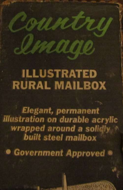 USA Rural Mailbox - Unused  Minor Assembly Needed (all parts included) +- 30 Yrs In Old Original Box