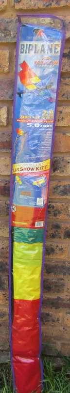 IT IS KITE FLYING TIME Bi Plane Rainbow Express Kite USA Import - Top of Line