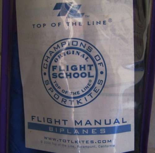IT IS KITE FLYING TIME Bi Plane Rainbow Express Kite USA Import - Top of Line