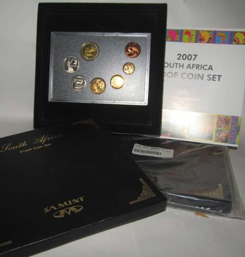 2007 SA MINT SOUTH AFRICAN PROOF COIN SET - SEE PHOTOS