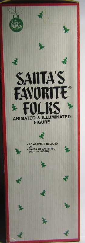 ANIMATED AND ILLUMINATED SANTA CLAUSE - IN ORIGINAL BOX FROM THE USA