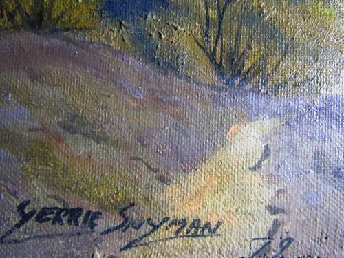Gerrie Snyman -Oil on Canvas (on board) - Acclaimed South African Artist - Great Value