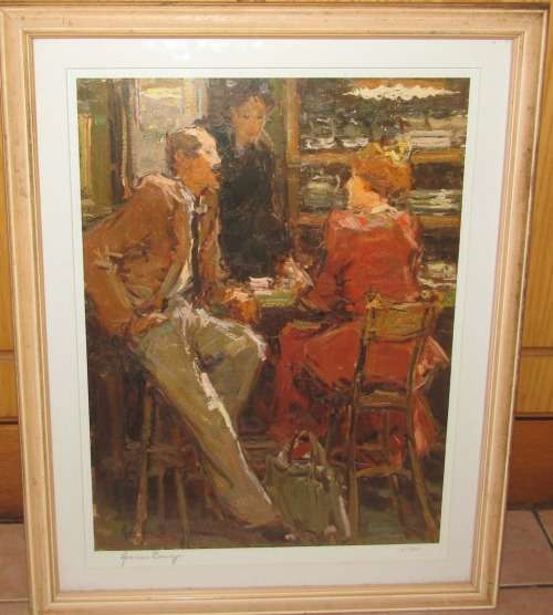 Adriaan Boshoff - Sought After South African Artist - Beautiful Framed Signed Print - Special