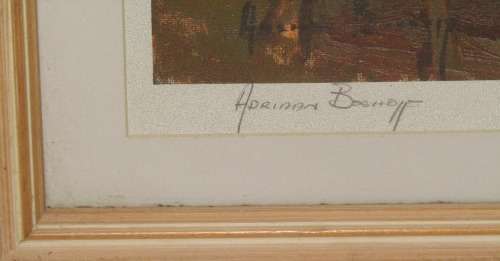 Adriaan Boshoff - Sought After South African Artist - Beautiful Framed Signed Print - Special