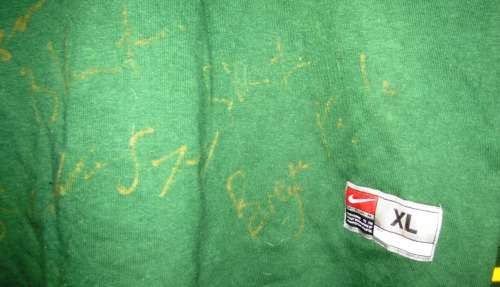 ONLY FOR NOBUAKI MORIGUCHI  SPRINGBOKS SIGNED BY SEVERAL SPRINGBOKS X-Large Jersey 1999 With COA