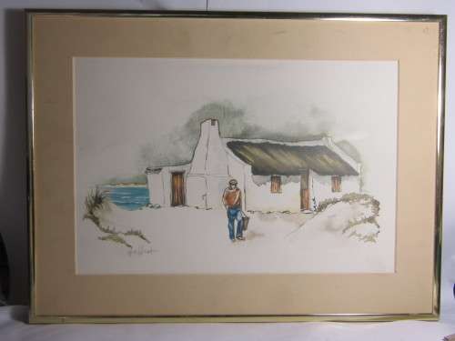 A Beautiful Framed Ted Hoefsloot Print Signed by the Artist