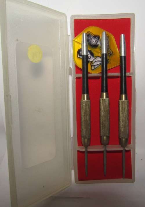 17gm Brass Darts in Original Case