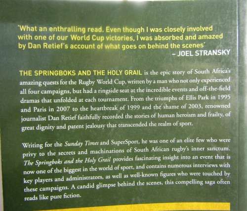 The Springboks and the Holy Grail by Dan Retief