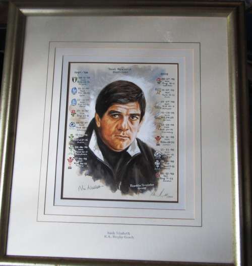 An Exquisitely Done Watercolour of NICK MALLETT by Richie Ryall - Signed by Mallett & Ryall