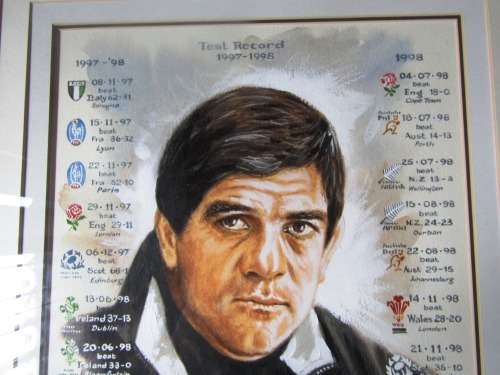 An Exquisitely Done Watercolour of NICK MALLETT by Richie Ryall - Signed by Mallett & Ryall