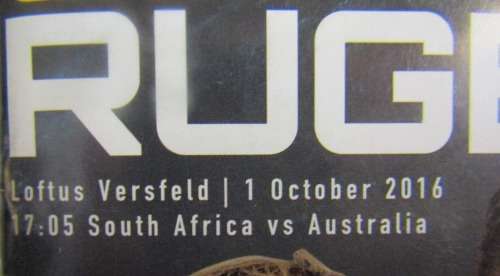 SOUTH AFRICA vs AUSTRALIA - OCTOBER 2016 - LOFTUS VERSVELD