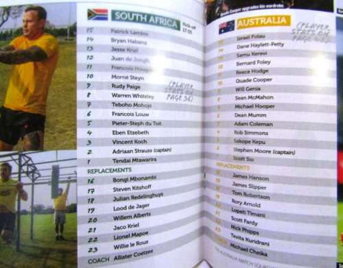 SOUTH AFRICA vs AUSTRALIA - OCTOBER 2016 - LOFTUS VERSVELD
