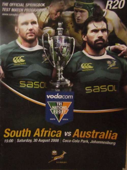 SOUTH AFRICA vs AUSTRALIA  30 AUGUST 2008   Coca Cola Park (Ellispark) Johannesburg