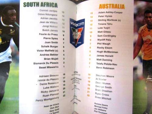 SOUTH AFRICA vs AUSTRALIA  30 AUGUST 2008   Coca Cola Park (Ellispark) Johannesburg