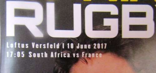 SOUTH AFRICA vs FRANCE  10 JUNE 2017 LOFTUS VERSVELD Plus Match Ticket