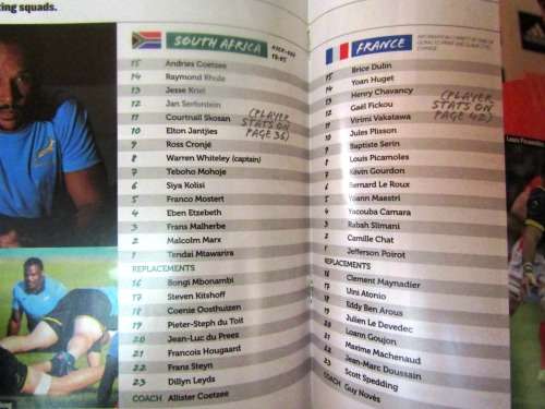 SOUTH AFRICA vs FRANCE  10 JUNE 2017 LOFTUS VERSVELD Plus Match Ticket
