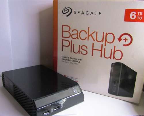 Seagate Expansion External Drive 6 TB; 3.5''; ;Backup + Hub Desktop Storage with Integrated USB Hub
