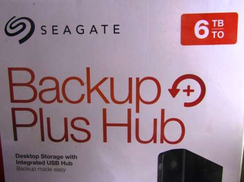 Seagate Expansion External Drive 6 TB; 3.5''; ;Backup + Hub Desktop Storage with Integrated USB Hub