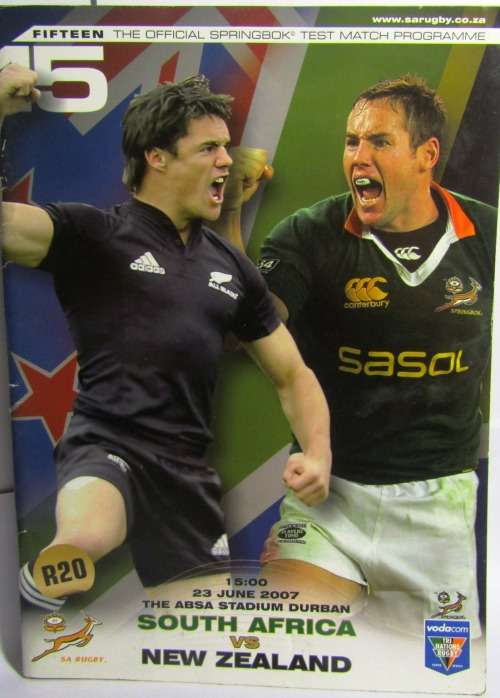SOUTH AFRICA vs  NEW ZEALAND 23 JUNE 2007 ABSA STADIUM DURBAN