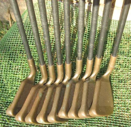 PING ZING Beryllium Copper BeCu Iron Set. 3-9 Plus PW&SW Matching #s 439042K