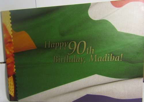 Nelson  Mandela 90th birthday Uncirculated / Mint stamp set booklet - Collectible Memorabilia