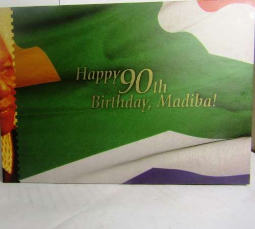 Nelson  Mandela 90th birthday Uncirculated / Mint stamp set booklet - Collectible Memorabilia