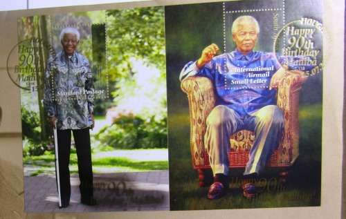 Nelson  Mandela 2008 Nelson Mandela 90th Birthday FDC 7.130 - Collectible Mandela Memorabilia