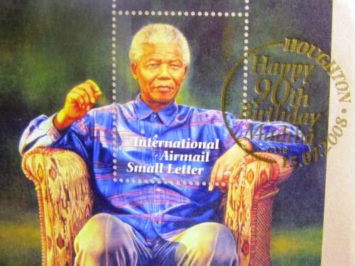 Nelson  Mandela 2008 Nelson Mandela 90th Birthday FDC 7.130 - Collectible Mandela Memorabilia