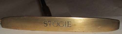 Vintage Unusual STOGIE Golf Club Putter 17cm Long Bronze Head  Rare Collectible