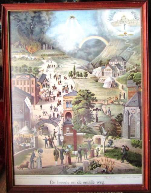 Original "De Breede en de Smalle Weg" A Heirloom Piece from the early 20th Century