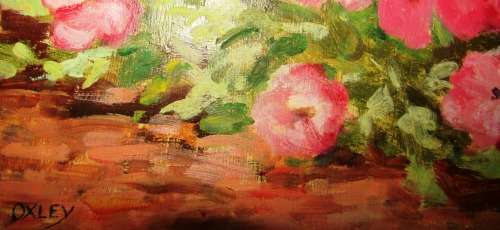 STILL LIFE OIL on BOARD BY Prof. O. J. P. OXLEY  (Professor in Art -  Natal Tech Art School 1940`s)