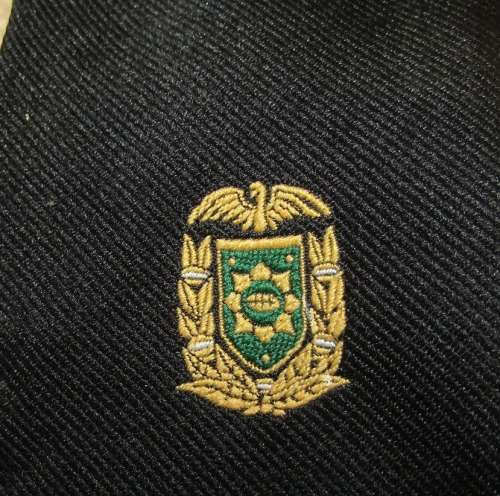 POLICE RUGBY CLUB TIE- DATES FROM THE 80s