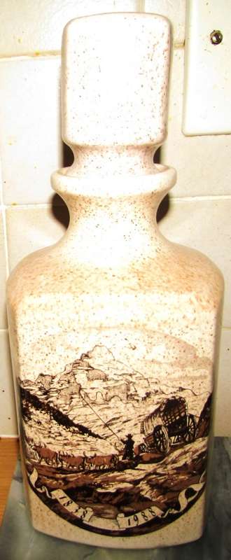 Big 150 Year Anniversary 1838 - 1988 Groot Trek  Commemorative Ceramic Jug with Lid