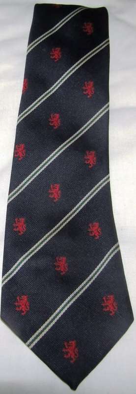 England Embroidered Cricket Tie - Dates from 1983   COLLECTIBLE TIE -  40 YEARS OLD