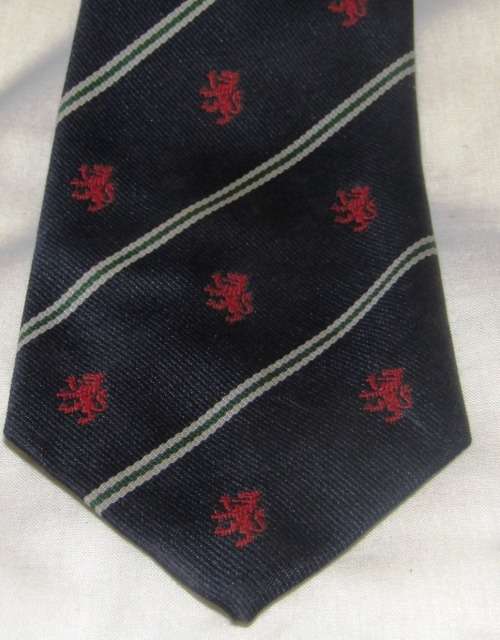 England Embroidered Cricket Tie - Dates from 1983   COLLECTIBLE TIE -  40 YEARS OLD