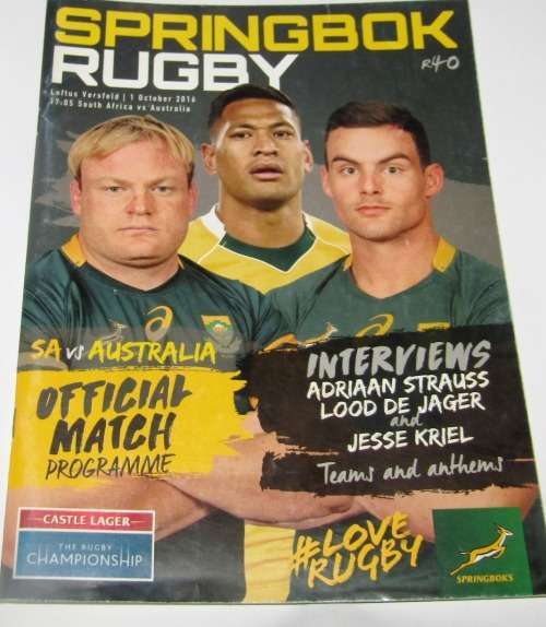 SOUTH AFRICA vs AUSTRALIA - OCTOBER 2016 - LOFTUS VERSVELD
