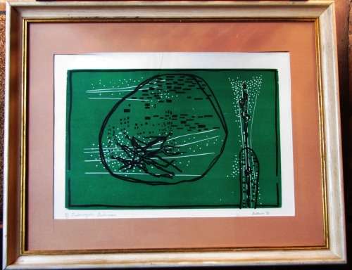 Walter Battiss-Excellent Limited Edition (60/75) Signed and Numbered Lithograph- Investment Art 1951