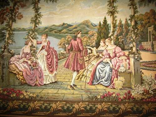 Beautiful Large Gobelin Wall Hanging Tapestry from Belgium 40 +Yrs Old - Size: 2 Meters X 1.2Meters