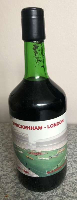 1995 Rugby World Cup Memorabilia - Commemorative Port/Wine Limited Ed with Photos of Stadiums Used